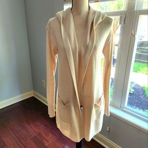 Style & Co Cream hooded Cardigan